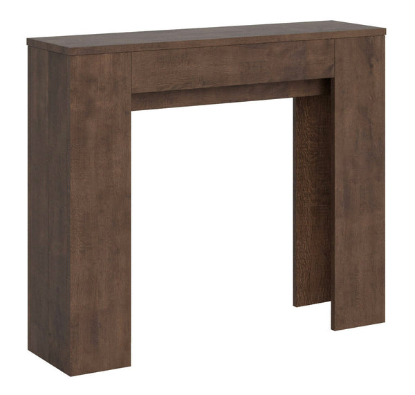Consolle Allungabile 90x25/181 cm Pannelli in Nobilitato Slick Noce online