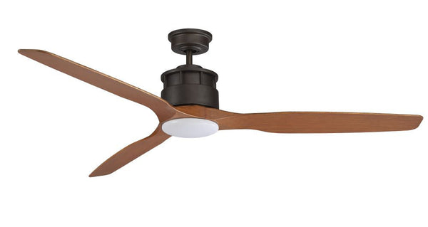 sconto Deckenventilator mit 3 Flügeln und LED Ø152 cm 3 Geschwindigkeit Martec Governor Wood