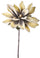 Set mit 6 künstlichen Seerosenblumen, Höhe 88 cm, gelb