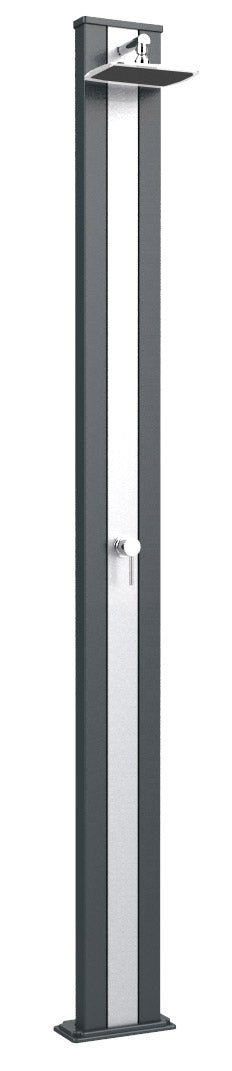 Doccia Solare da Esterno Giardino 30L Miscelatore Arkema Spring S Fascia Inox Antracite prezzo