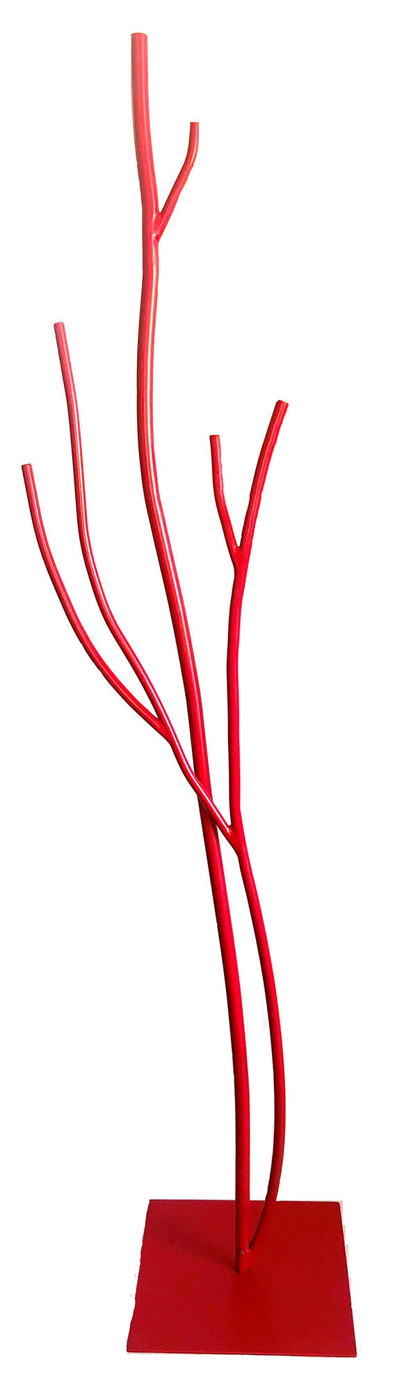 Vasconi Kastanienroter Kleiderständer aus Schmiedeeisen 33x33x178 cm prezzo