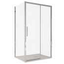 Box Doccia Angolare 70x130 cm 1 Anta Scorrevole in Cristallo Trasparente Bonussi Eliane Varie Misure