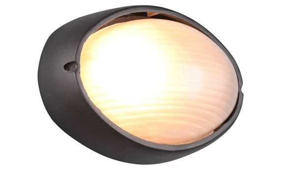 Plafoniera da Esterno Attacco E27 in Alluminio Nero Opaco sconto