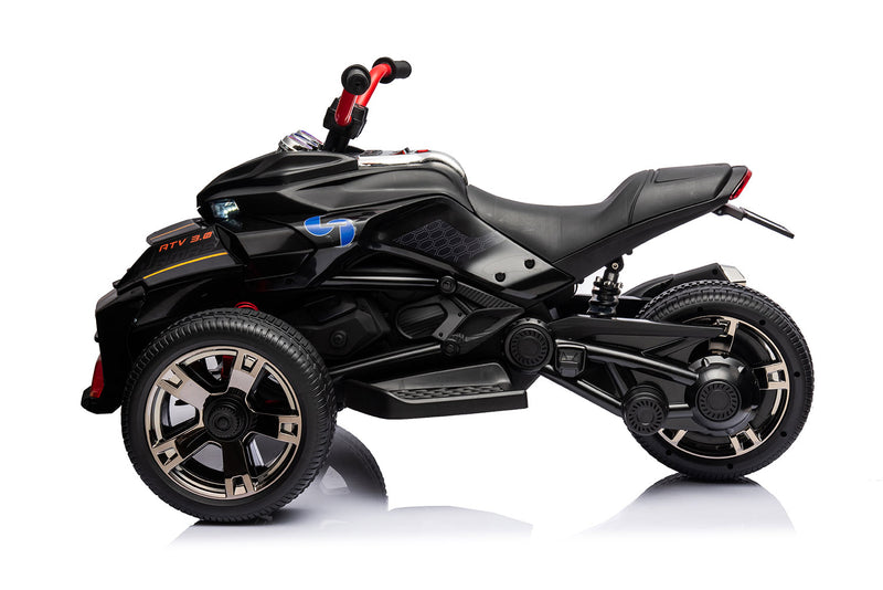 Mini Quad Elettrico per Bambini 3 Ruote 12V ATV 3.0 Nero