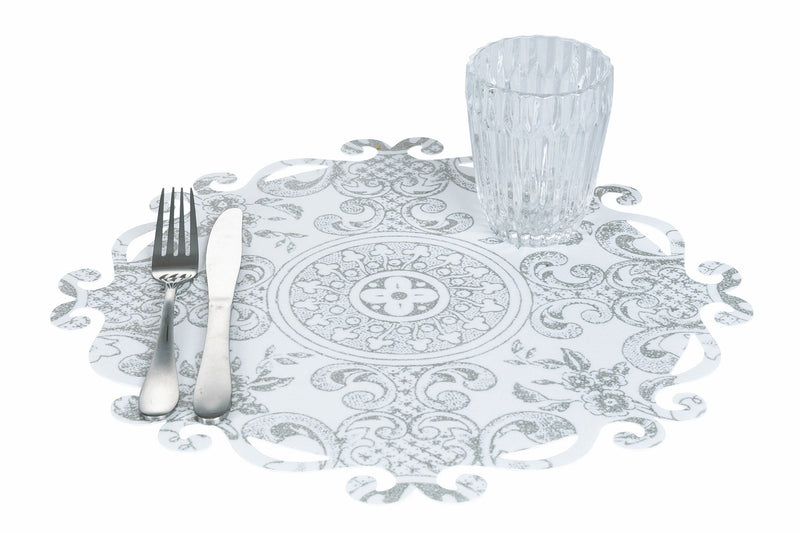 Set 6 Tovagliette Ø44x0,2 cm in Plastica Villa d'Este Home Tivoli Cala Lisboa