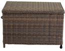 Baule da Esterno Rettangolare in Polyrattan Baltimora Grigio