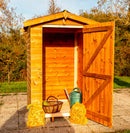 Casetta Box da Giardino 1,2x1,2 m con Pavimento in Legno di Abete 19mm Therma