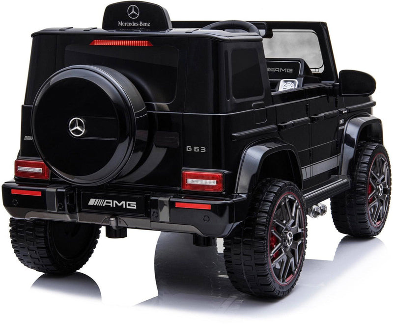 Macchina Elettrica per Bambini 12V con Licenza Mercedes G63 AMG Big Fuoristrada Nera