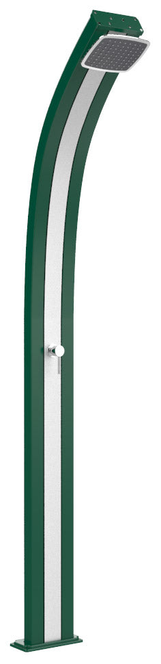 online Doccia Solare da Esterno Giardino 25L Miscelatore Arkema Spring Fascia Inox Verde
