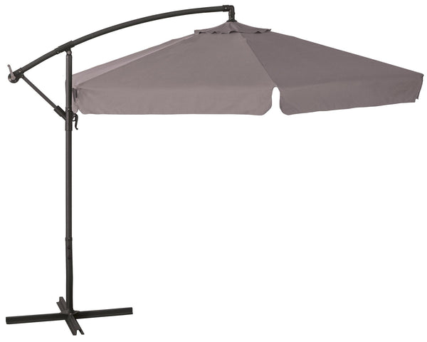 Dezentraler Gartenschirm aus Metall Ø3m Bertozzi Tortora acquista
