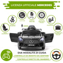 Macchina Elettrica per Bambini 12V con Licenza Mercedes GTR Small AMG Nera-7