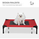 Brandina per Cani e Gatti 76x61x18 cm in Tessuto Oxford Rosso