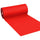 Outdoor-/Indoor-Teppichläufer 1 x 25 m aus rotem Polypropylen