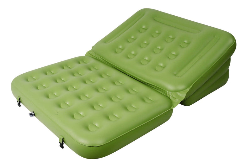Divano Letto Materasso Gonfiabile 5 in 1 con Pompa e Borsa Jilong Sofa Bed Verde