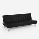 Divano Letto Clic Clac 180x64x70 cm in Similpelle Nero