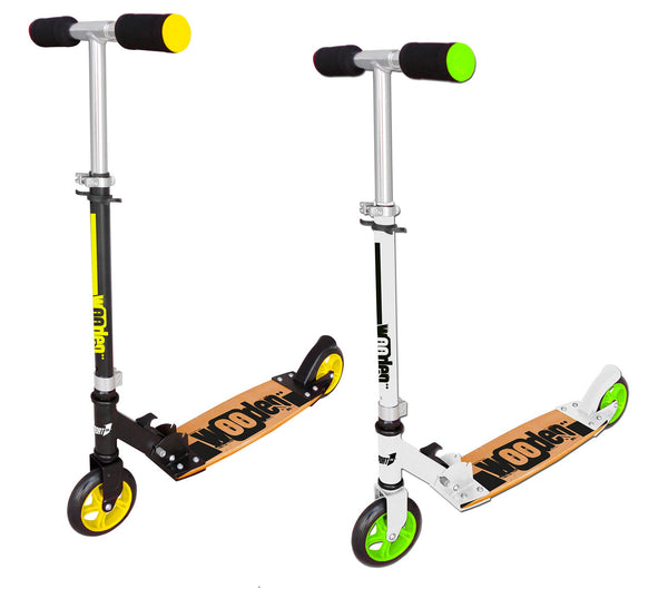 Monopattino 2 Ruote Pieghevole per Bambini Ruote 145 mm Nero o Bianco sconto