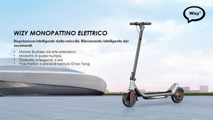 Monopattino Elettrico Pieghevole 350W 36V con Indicazioni di Direzione A6 Pro