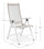 Poltrona Reclinabile 59x71x113h cm Cruise Bianco Gk50