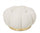Pouf Ø 65x35 cm Florel in Bouclè Naturale