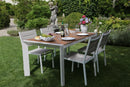 Tavolo da Giardino in Polywood 160x90H77cm Adila Noce