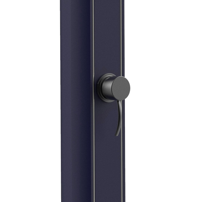 Doccia Solare da Giardino 25L Miscelatore e Lavapiedi Sined Emi Blu