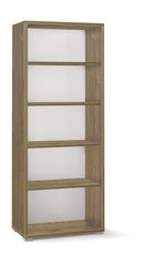 Libreria Modulare 5 Ripiani 71x182x41 cm Noce Stelvio