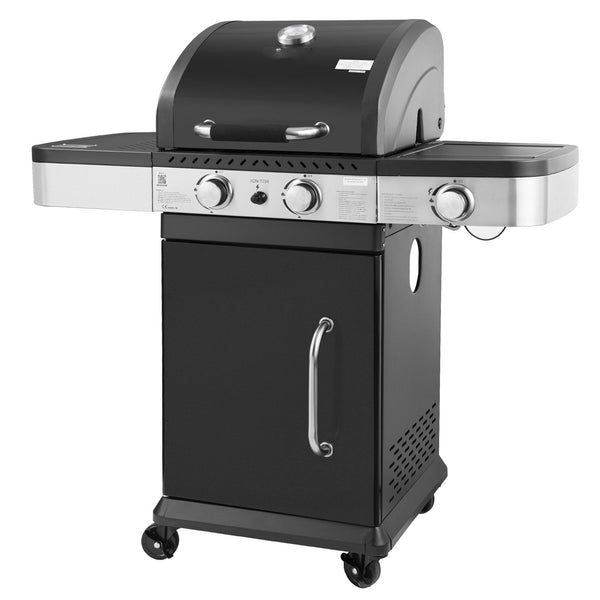 prezzo Barbecue a Gas GPL 3 Bruciatori 122x57x112cm Dallas Nero