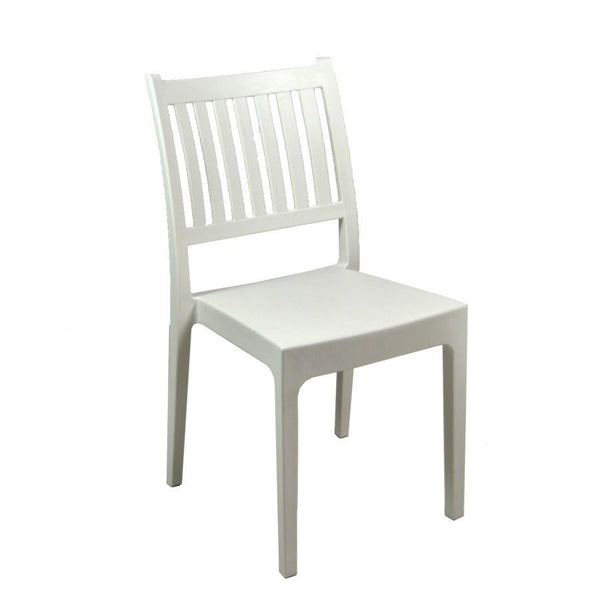 Sedia Minerva 52x46xh87 cm in Plastica Bianco prezzo