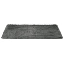 Tappeto Moderno 200x120 cm in Poliestere Grigio
