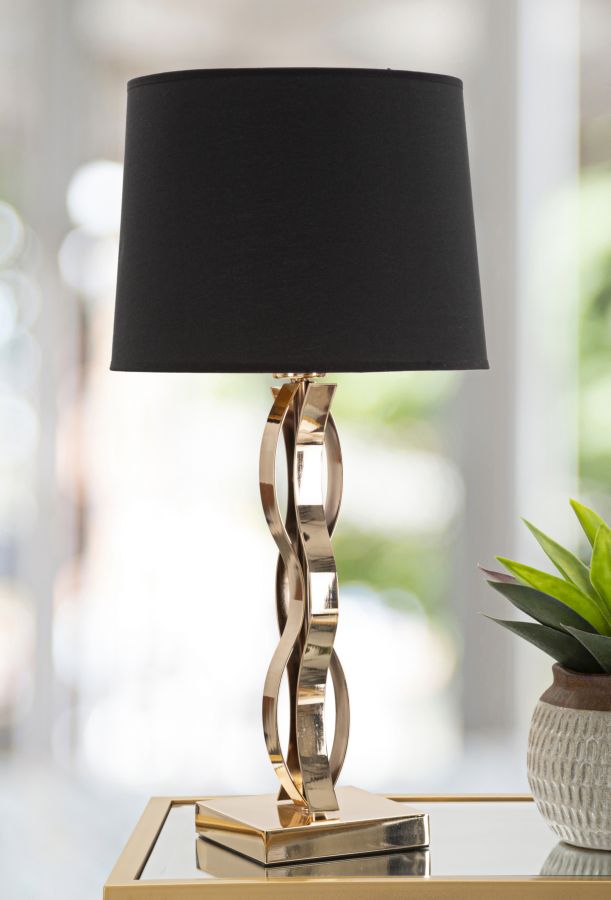 Lampada da Tavolo Cordy Ø 30x59 cm in Ferro e Poliestere