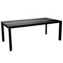 Tavolo Allungabile da Giardino 200/300,5x104xh76 cm in Alluminio Riverside Antracite