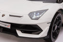Macchina Elettrica per Bambini 12V con Licenza Lamborghini Aventador Bianca