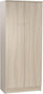 Schrank 2 Türen 62x147x34 cm Ulme hell