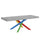 Tavolo Allungabile 160/264x90x77 cm Volantis Premium Cemento