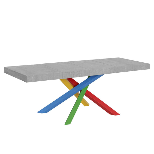 Tavolo Allungabile 160/264x90x77 cm Volantis Premium Cemento sconto