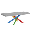 Tavolo Allungabile 180/284x90x77 cm Volantis Premium Cemento