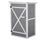 Gartenhaus 5 x 56 x 115 cm aus grauem Tannenholz