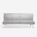 Divano Letto Clic Clac 172x75x73 cm in Tessuto Grigio