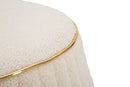 Pouf Iceland Plus Ø 50x52 cm in Legno 