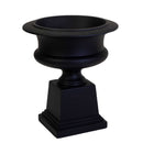 Portavaso resina nero opaco cm 58x58xh67