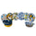 Tafelservice 18 Teile aus Porzellan und Steingut Villa d'Este Home Tivoli Italian Beauty