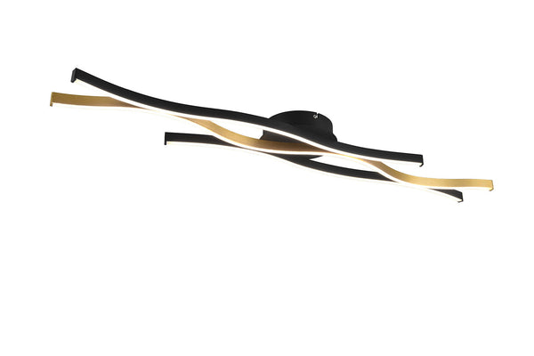 sconto Plafoniera da Interno a LED in Metallo Ottone Opaco