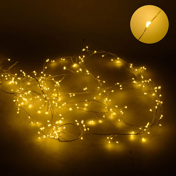 sconto Weihnachtsbeleuchtung 400 MICROLED Warm White für Outdoor Adami