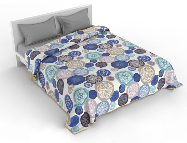 online Steppdecke 100 g mit Murrine-Mikrofaser-Aufdruck, verschiedene Größen