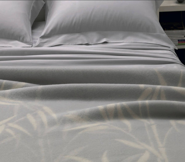 sconto Coperta Pura Lana Doubleface 450 gr/mq Parker Grigio Varie Misure