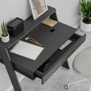 Scrivania da parete 94x50x91 cm Cowork antracite con cassetto
