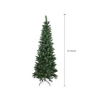 Albero di Natale Artificiale H150 cm Abete Douglas Slim 321 Tips Verde