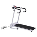 Tapis Roulant Elettrico Pieghevole Schermo LCD 500W Velocità Max 10km/h 