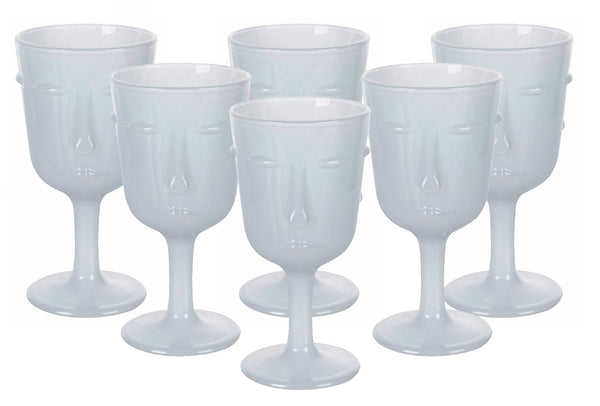 Set mit 6 Vis à Vis Weingläsern in Villa d'Este Home Tivoli Weißglas online
