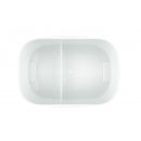 Scaldavivande Elettrico 24x17x10 cm 40W 2 scompartimenti interni con cucchiaio Arancio